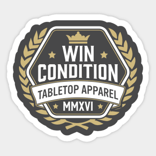 Win Condition Second Edition Sticker